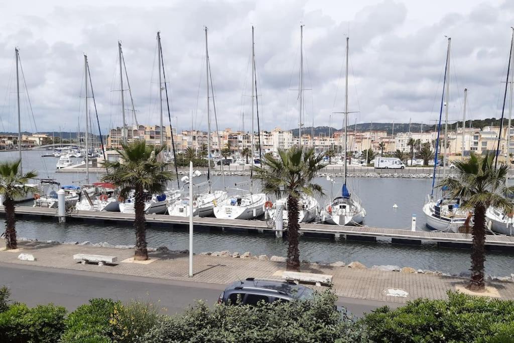 Appart. Calme 5 Pers Vue Sur Le Port De Gruissan Exteriör bild